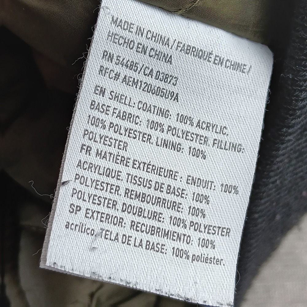 American Eagle Outfitters Camo Bomber Jacket Mens XL Lightweight Zip Front *Read - Picture 5 of 10